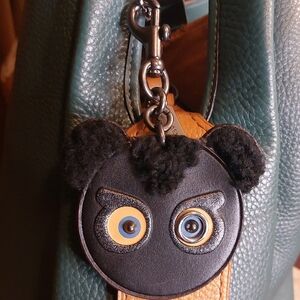 Coach 1941 Varsity Shearling Bear 🐻  Retired 2018 Red Glitter Glazed  Bag Charm